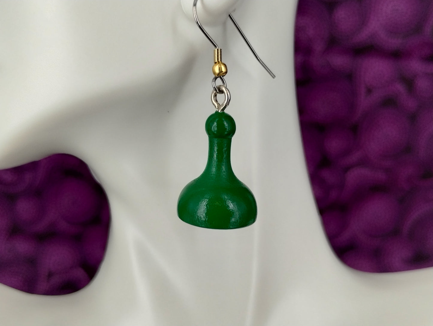 Game Pawn Earrings - Assorted Colors