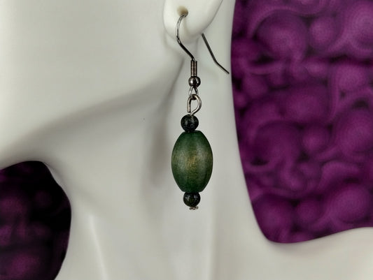 Green Wood Dangles