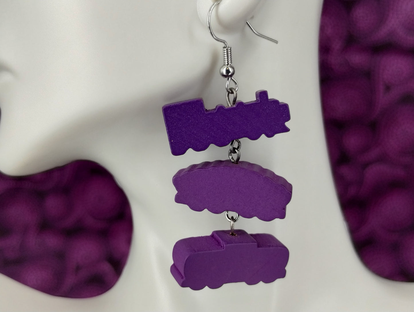 Train Earrings - Assorted Colors
