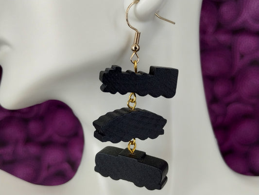 Train Earrings - Assorted Colors