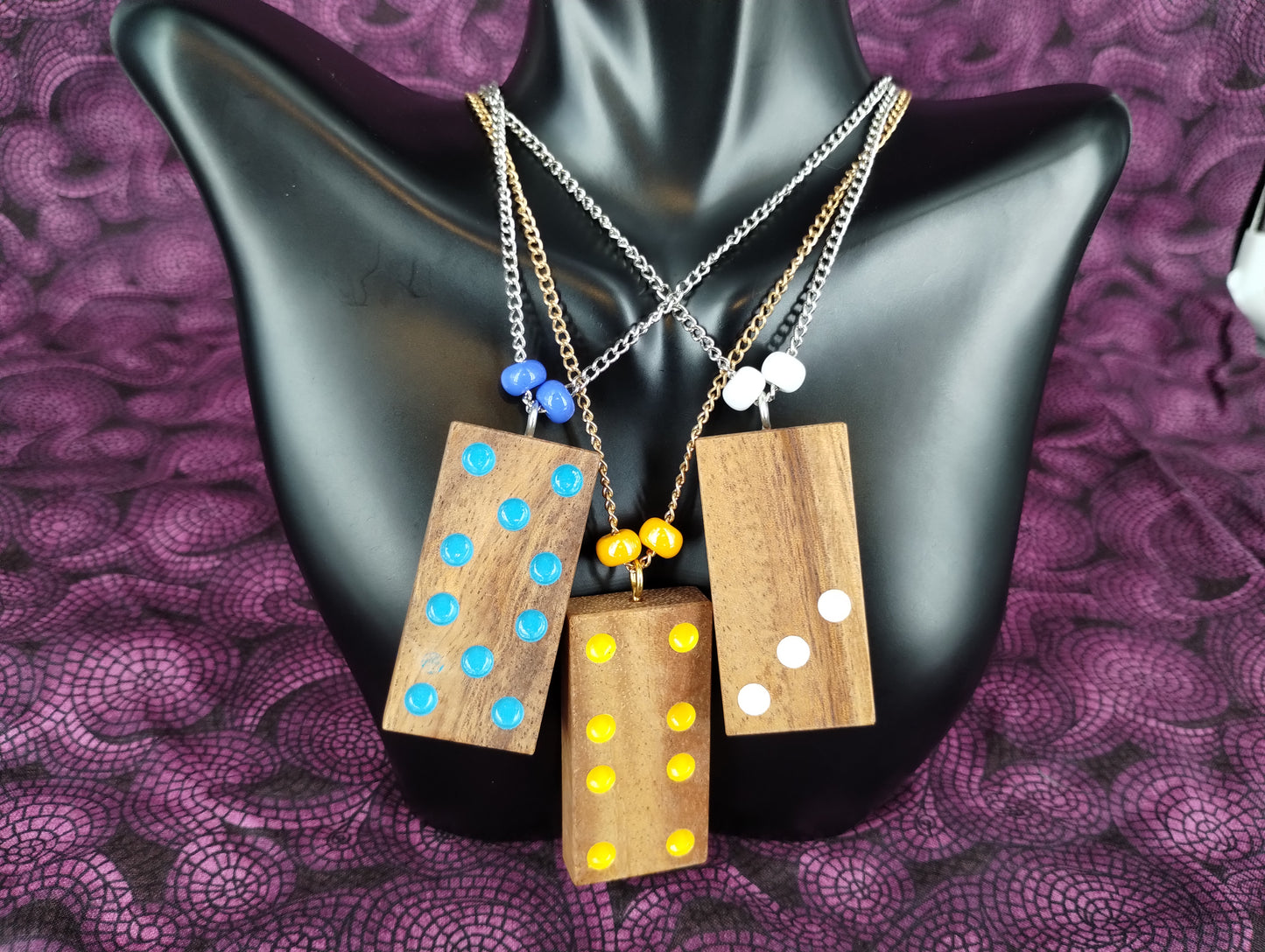 Vintage Domino Necklace - Assorted