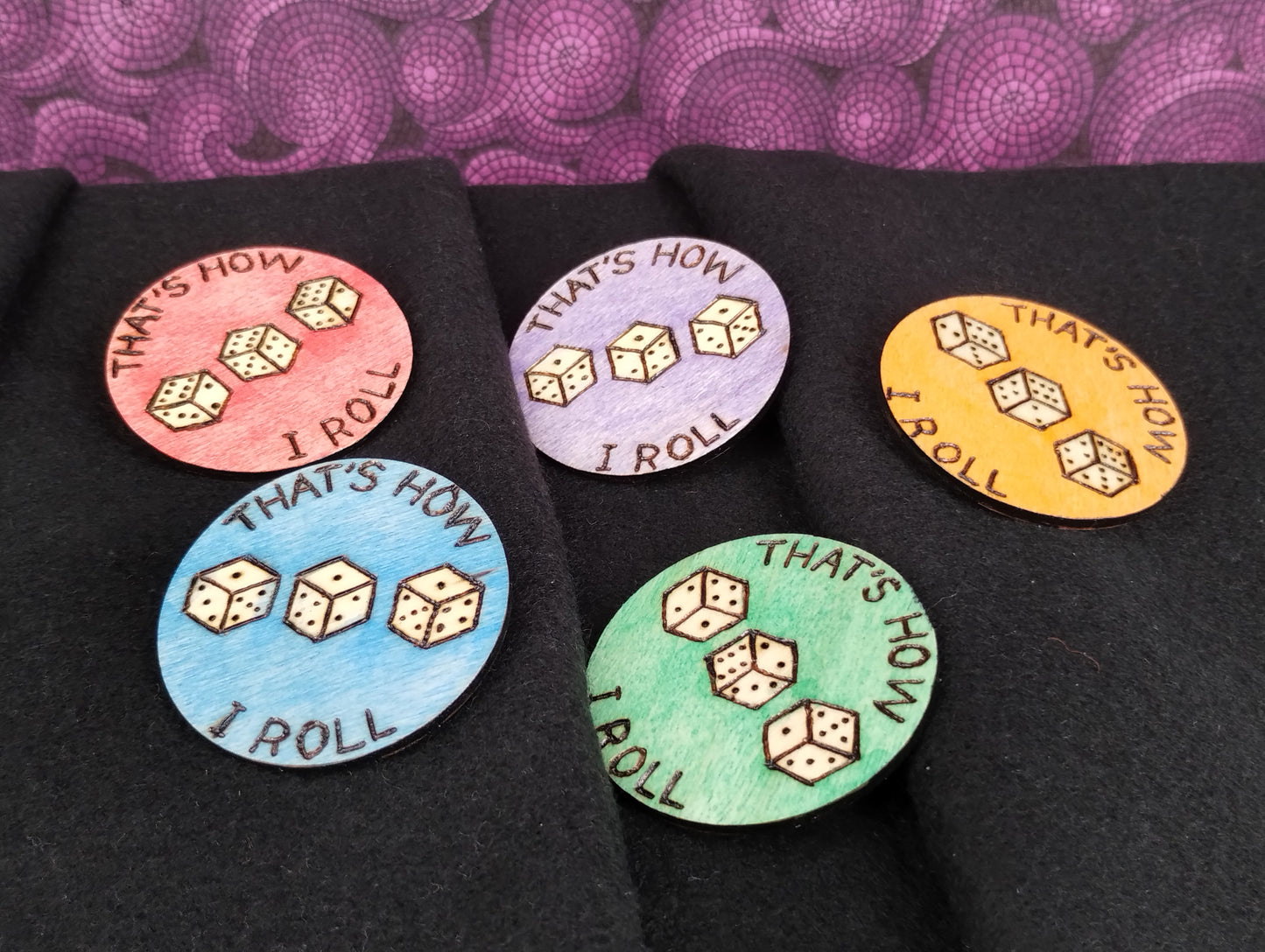 Wooden Badges - That's How I Roll