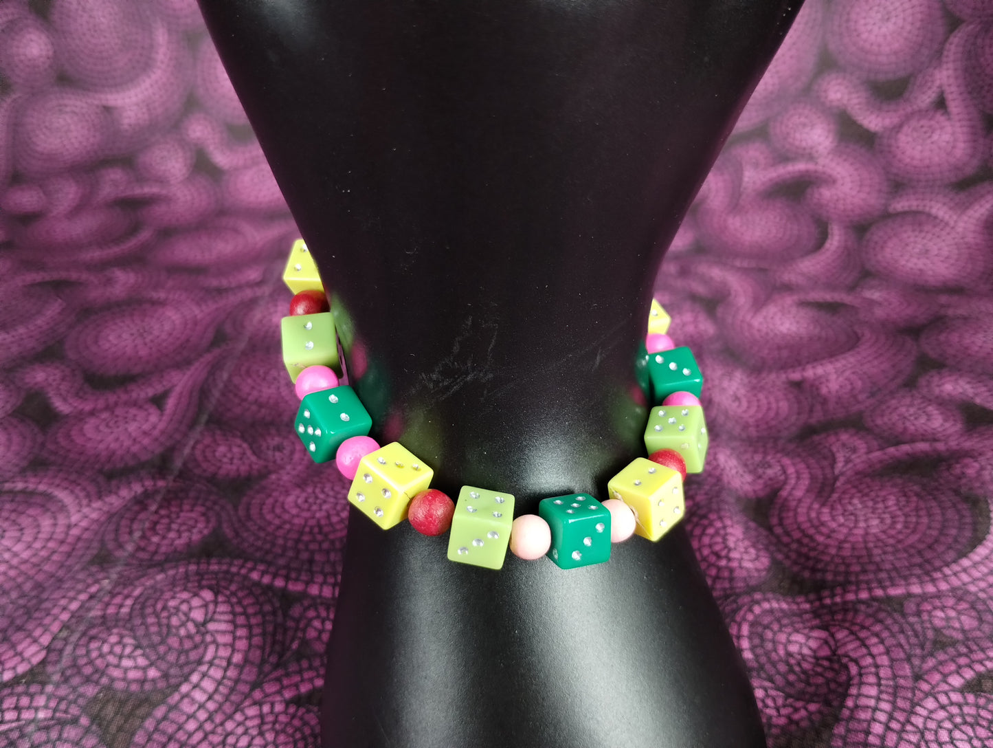 Bracelet - D6/Bead Mix - Assorted Colors