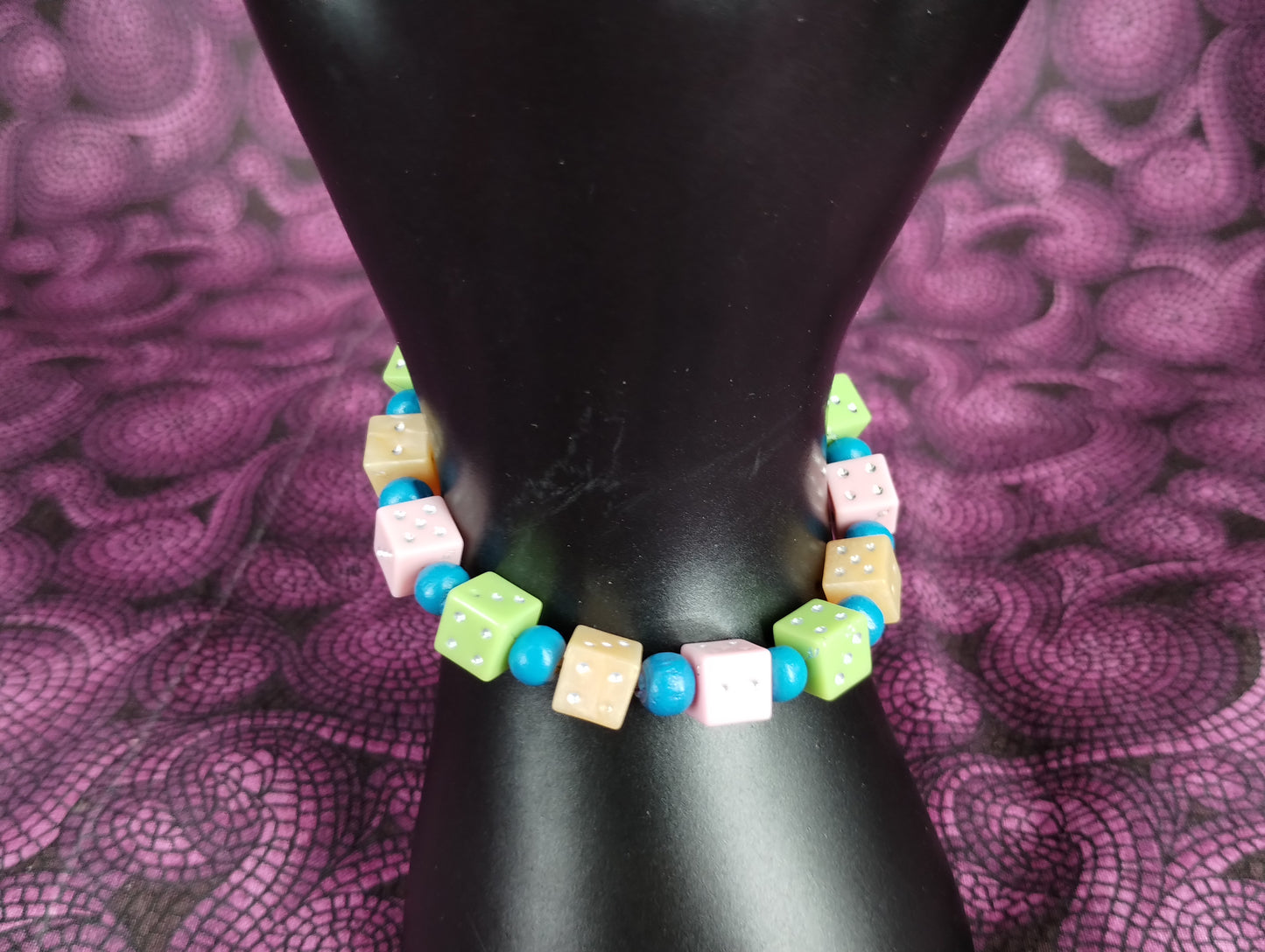 Bracelet - D6/Bead Mix - Assorted Colors