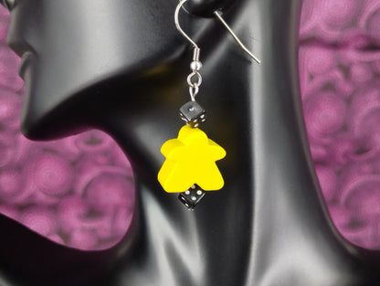 Meeple Earrings - Assorted Colors