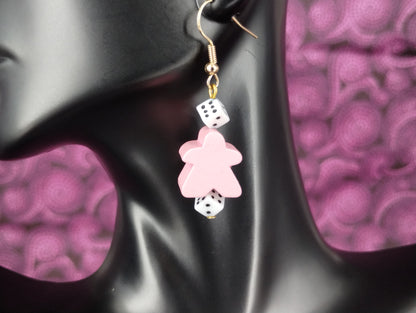 Meeple Earrings - Assorted Colors