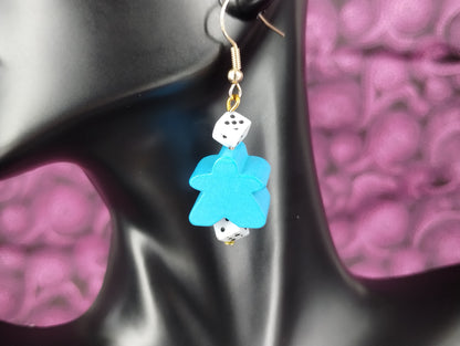 Meeple Earrings - Assorted Colors