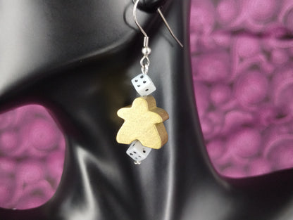 Meeple Earrings - Assorted Colors