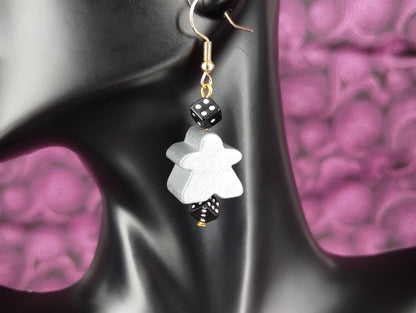 Meeple Earrings - Assorted Colors