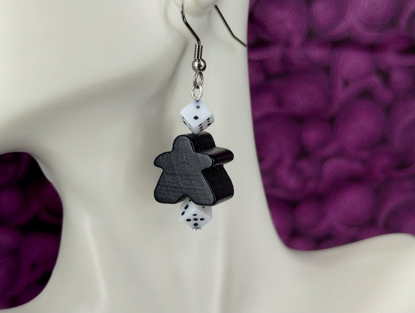 Meeple Earrings - Assorted Colors