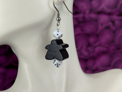 Meeple Earrings - Assorted Colors