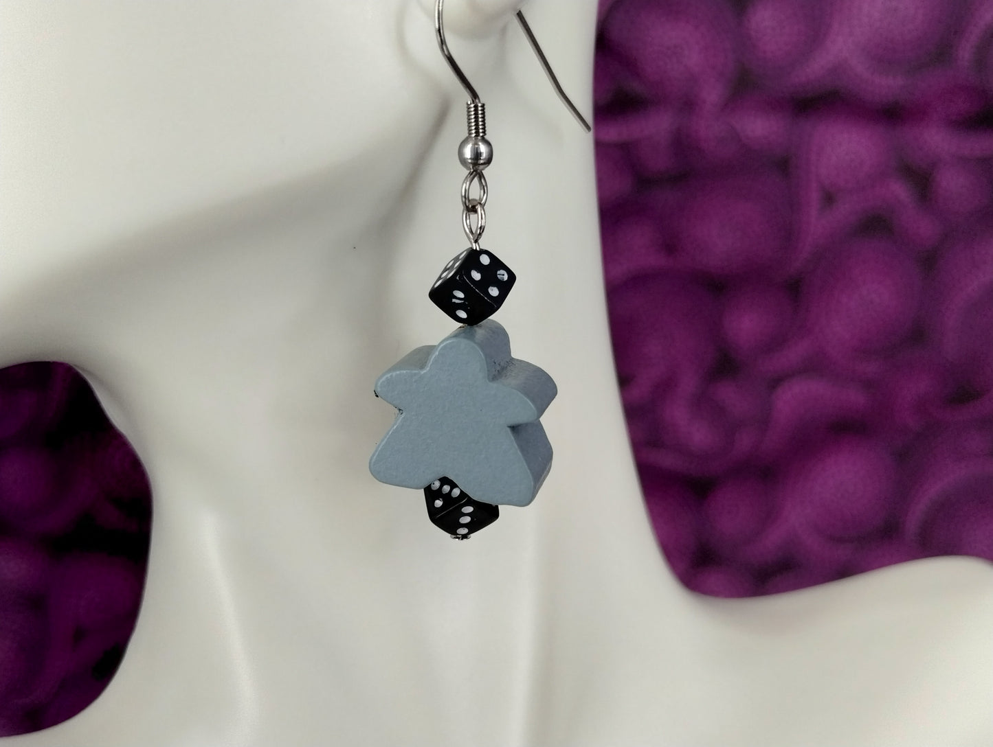 Meeple Earrings - Assorted Colors