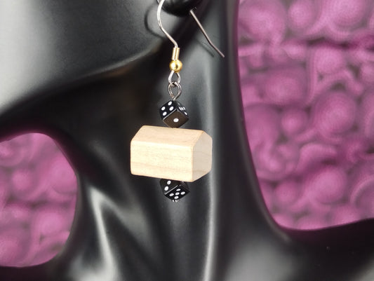 Gamepiece Building Earrings