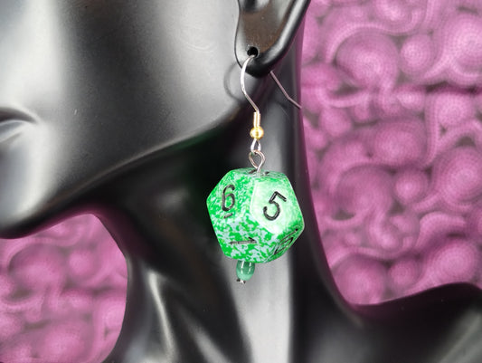 12 Sided Dice Earrings