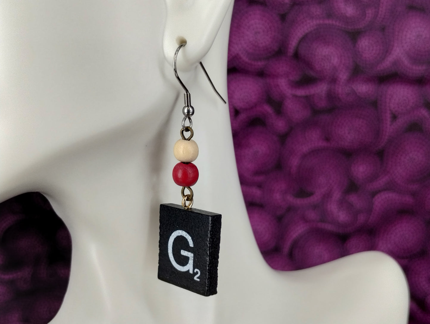 Scrabble Earrings