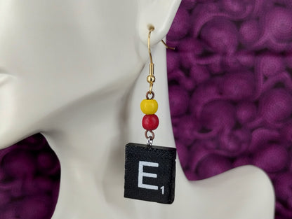 Scrabble Earrings