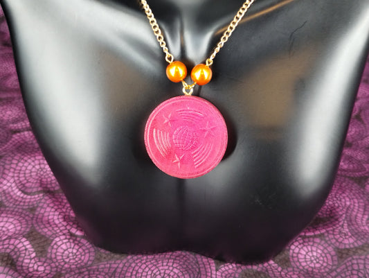 Vintage Checker Pendant