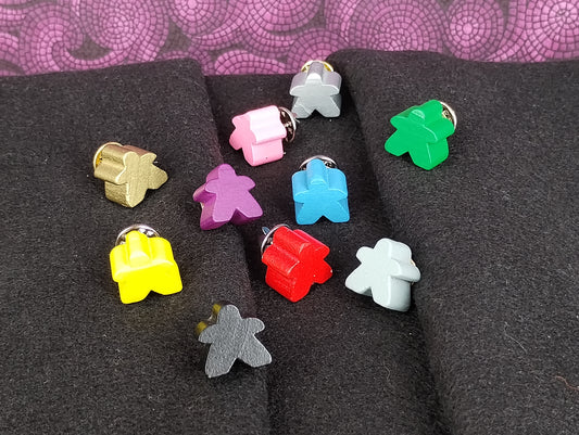 Tie Tacks Meeple