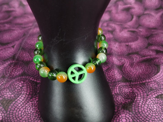 Bracelet - Peace Sign - Assorted Colors