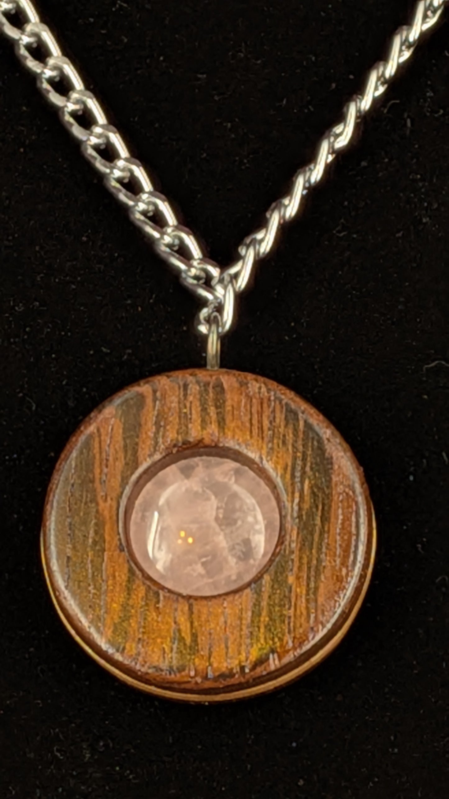Brazilian Ebony & Rose Quartz Circle