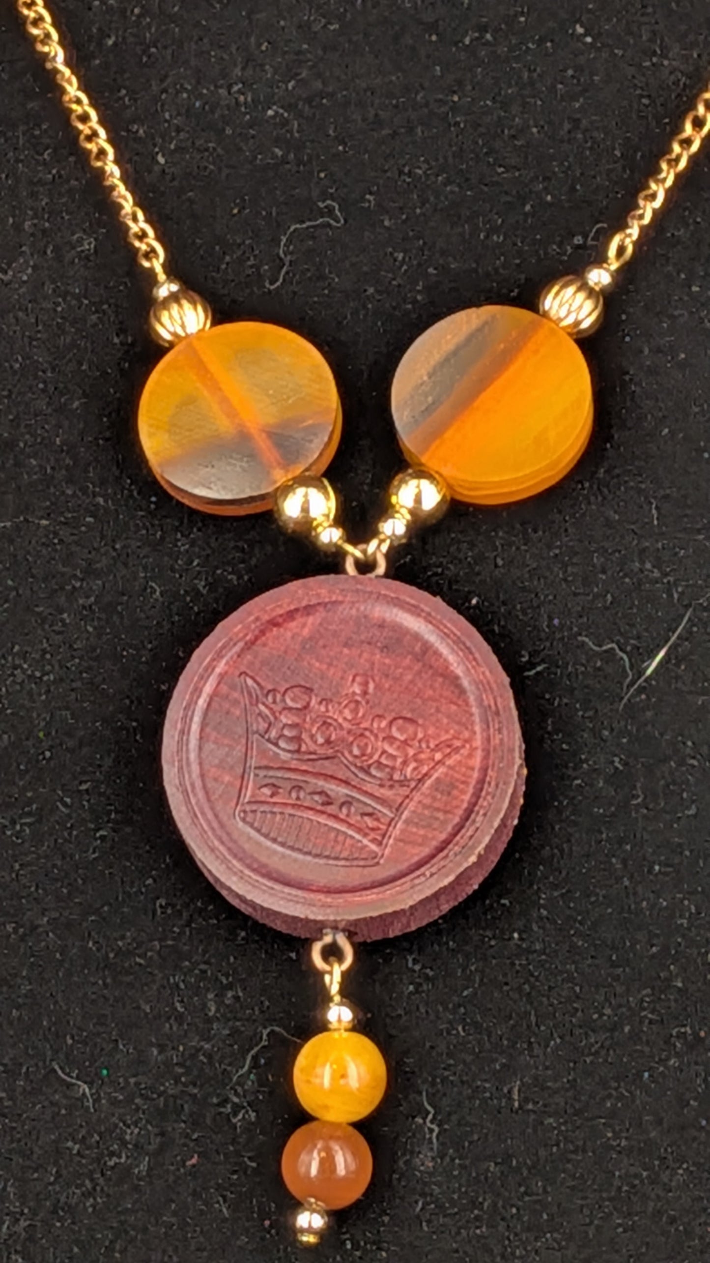Pendant - Vintage Wooden Gamepiece