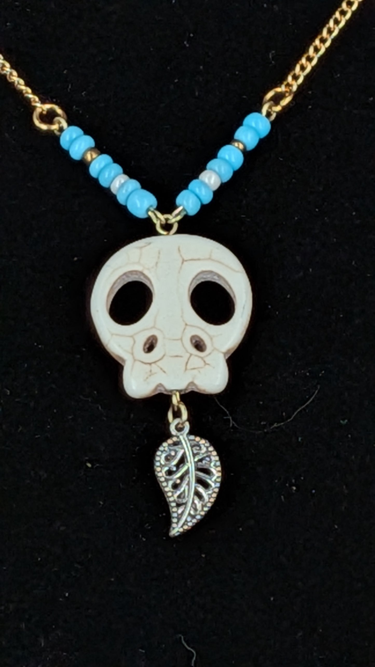Flat Skull Necklace