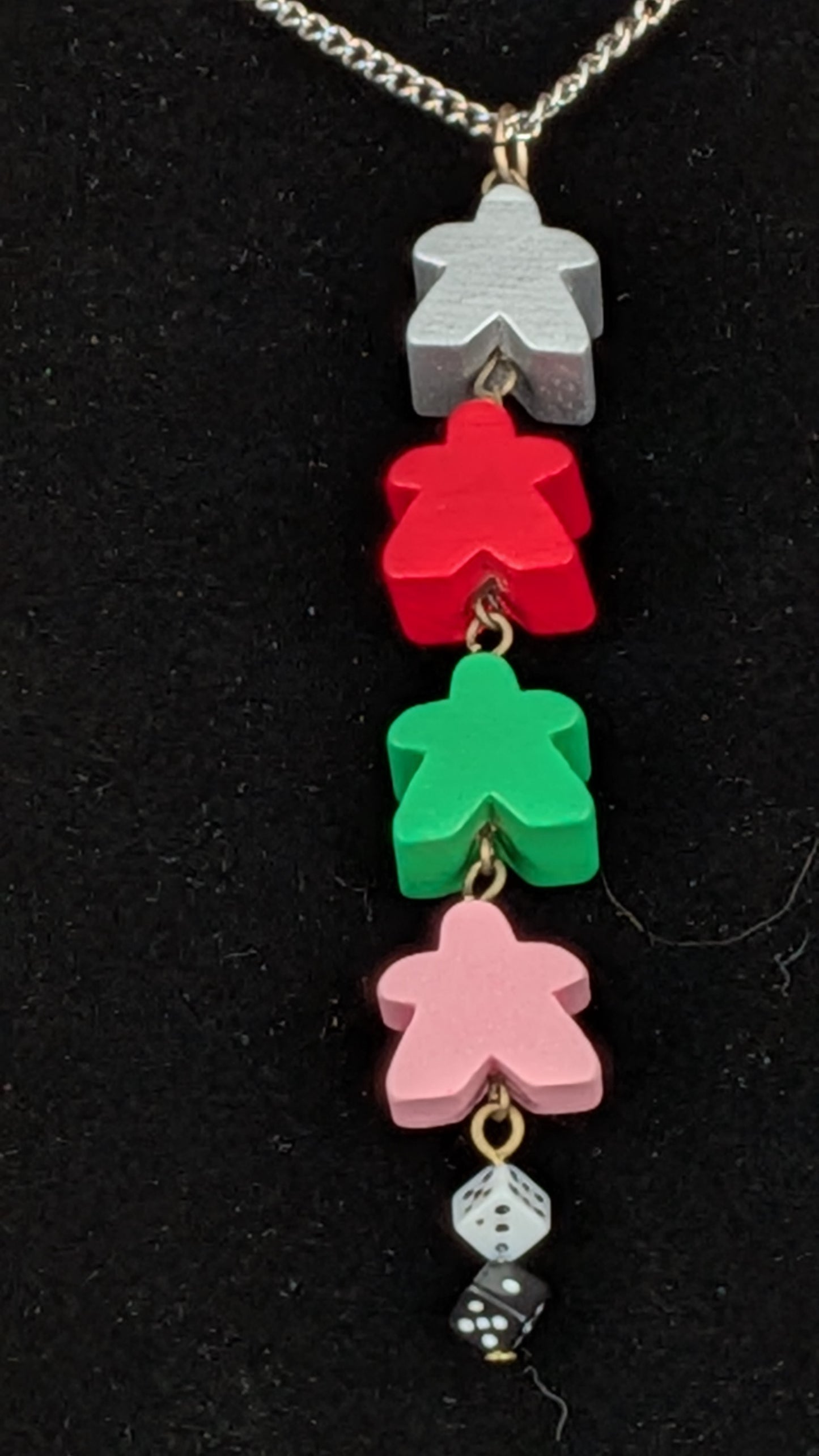 Meeple Chain Necklaces - Assorted Colors