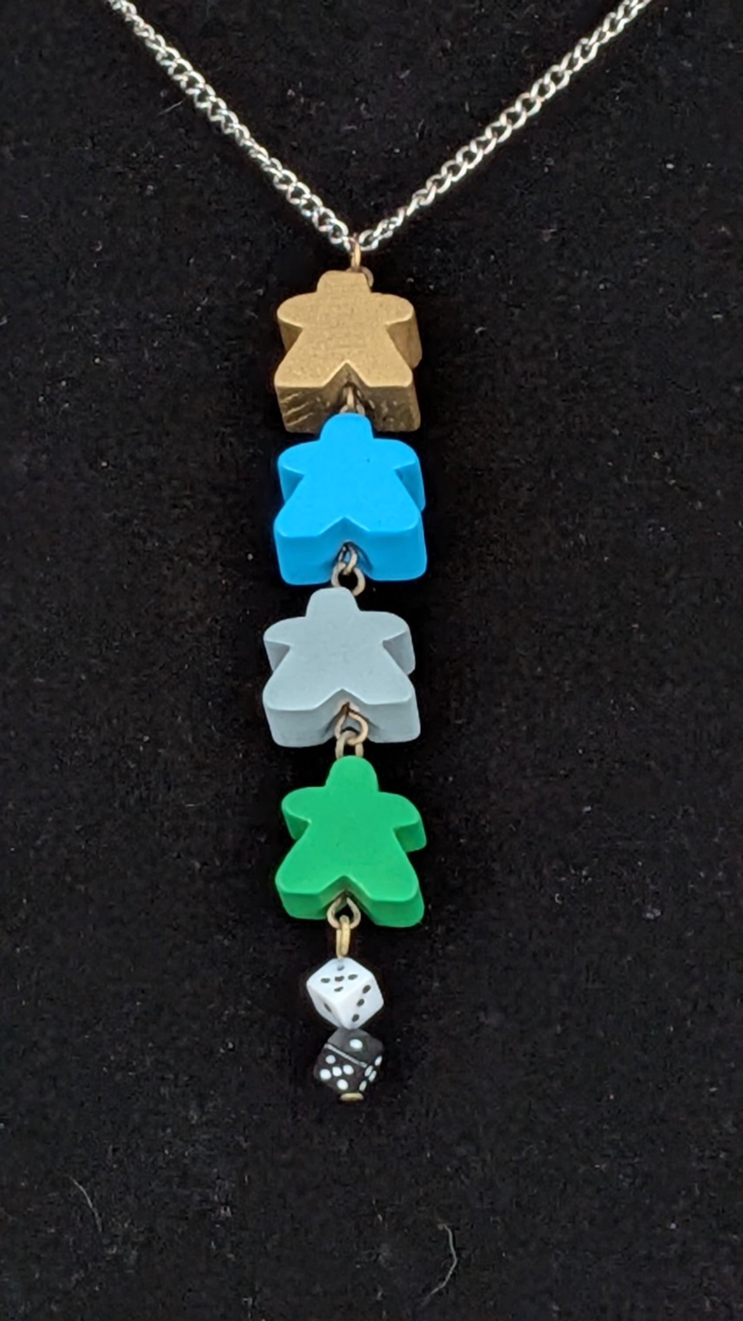Meeple Chain Necklaces - Assorted Colors
