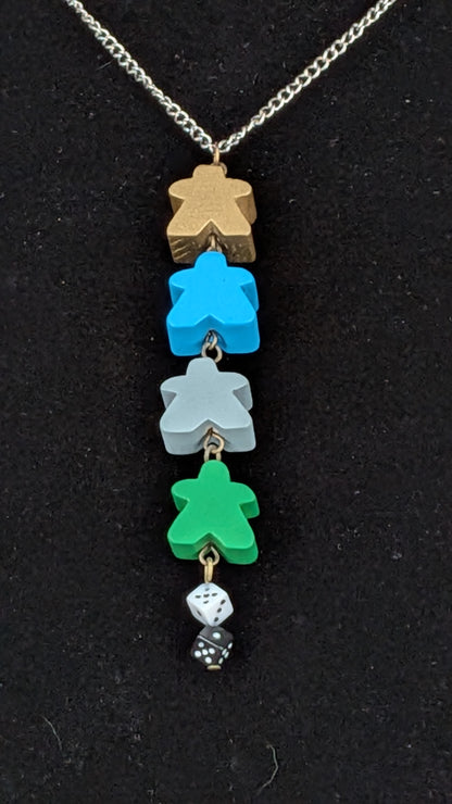Meeple Chain Necklaces - Assorted Colors
