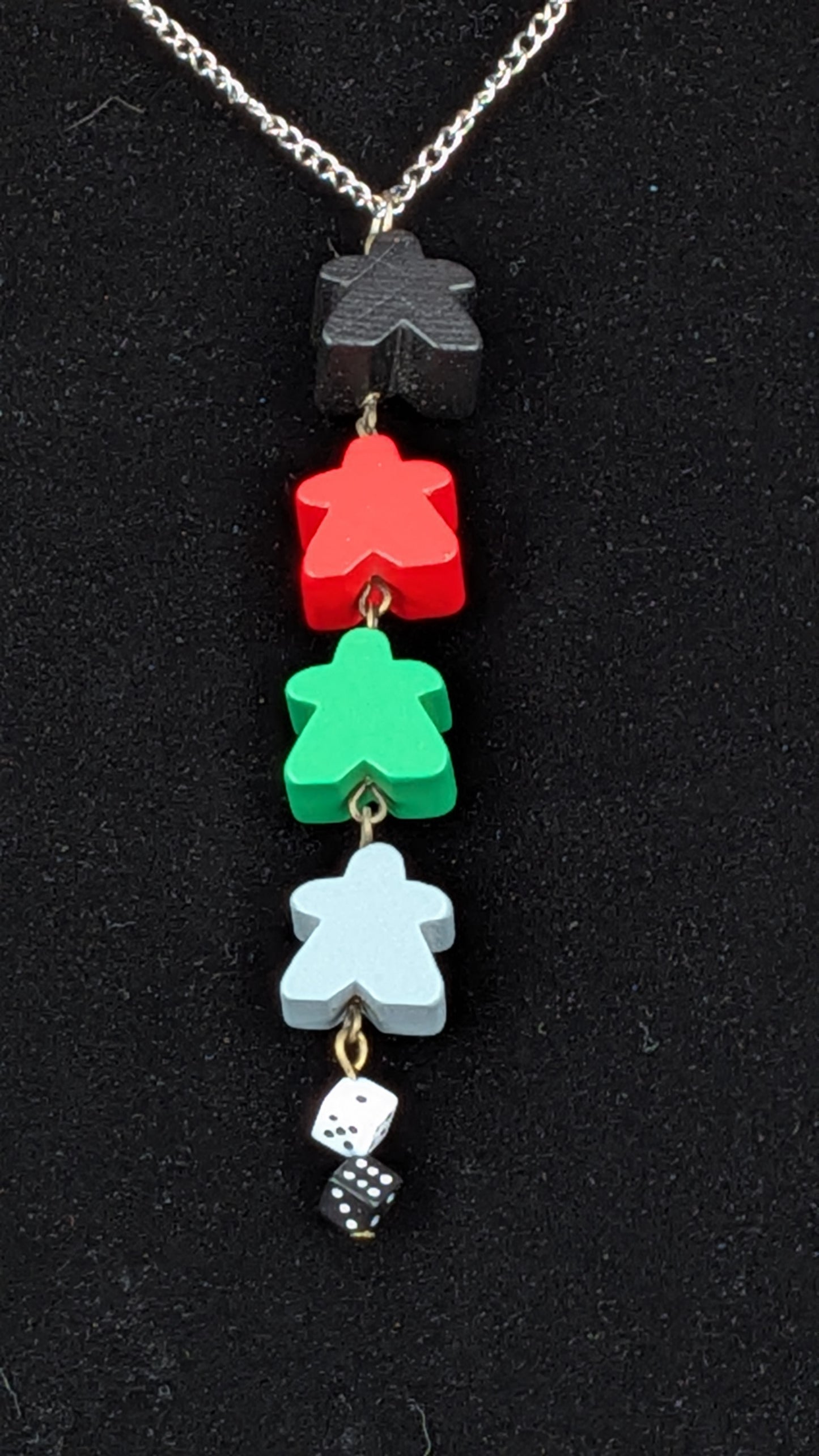 Meeple Chain Necklaces - Assorted Colors
