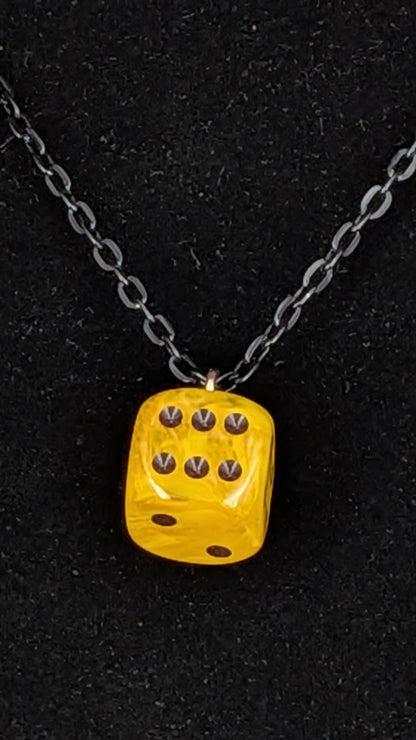Necklace - Single Die - Assorted D6