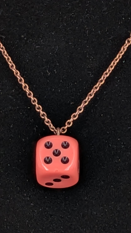 Necklace - Single Die - Assorted D6