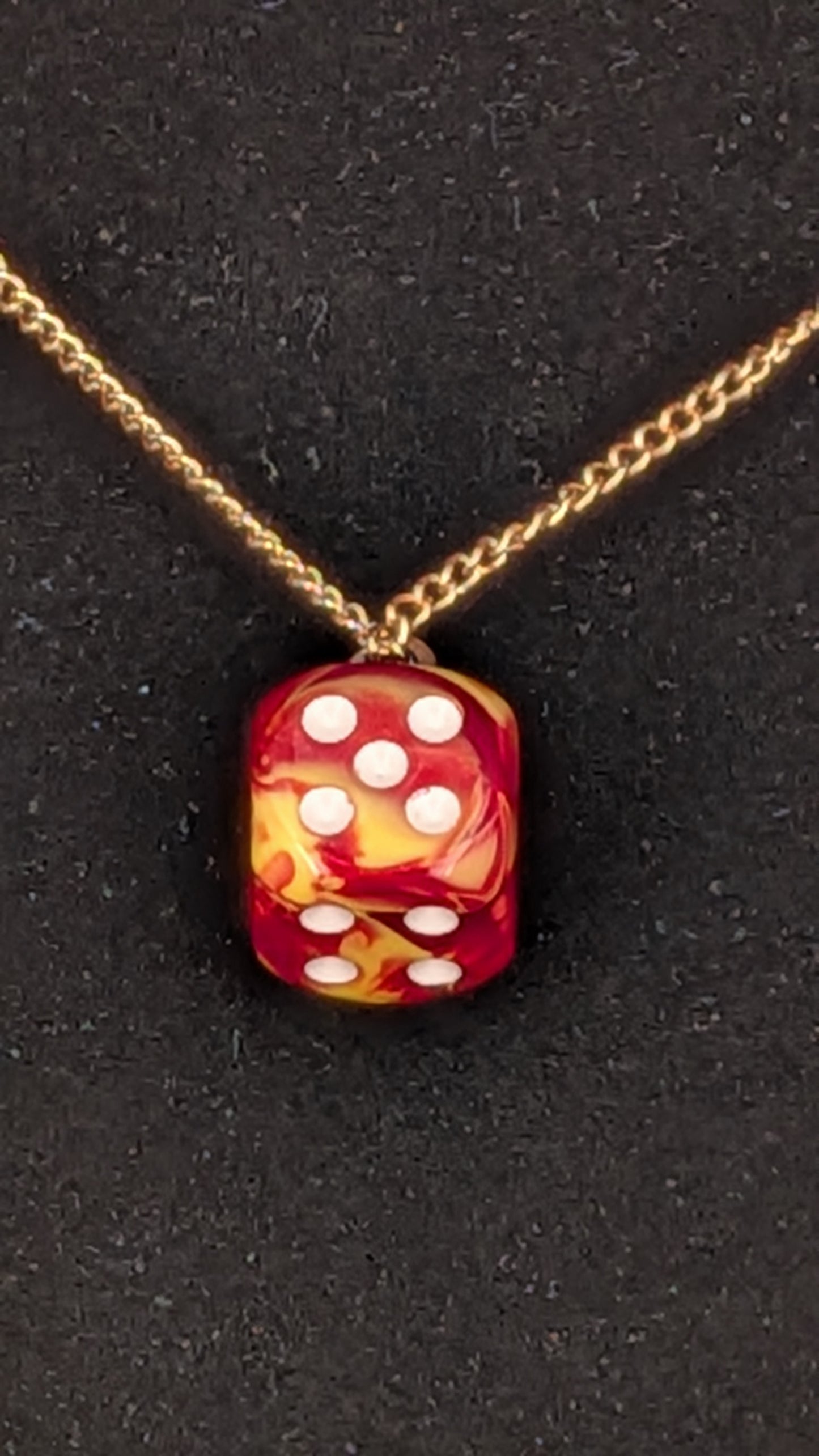 Necklace - Single Die - Assorted D6