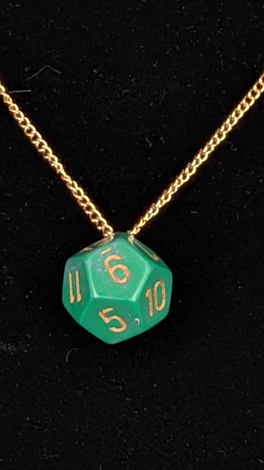Necklace - Single Die - Assorted D12