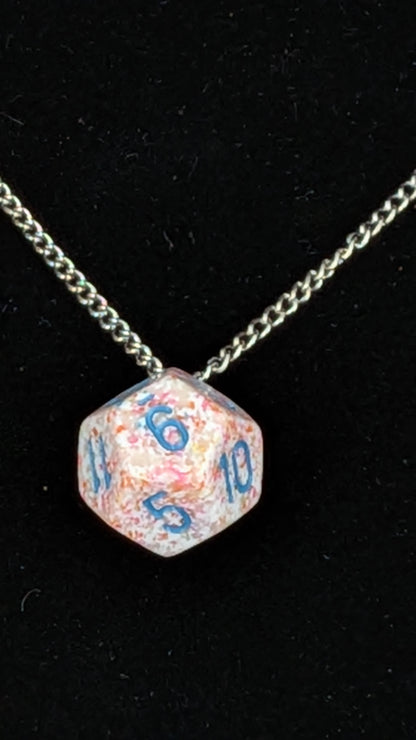 Necklace - Single Die - Assorted D12