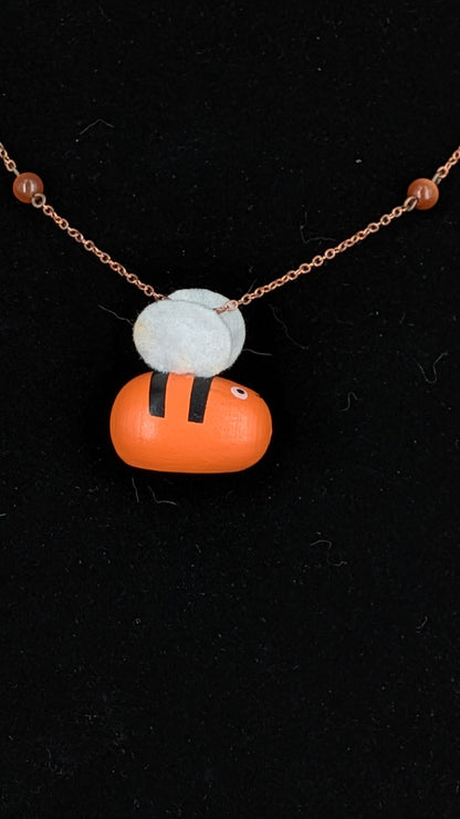 Wooden Bee Necklaces